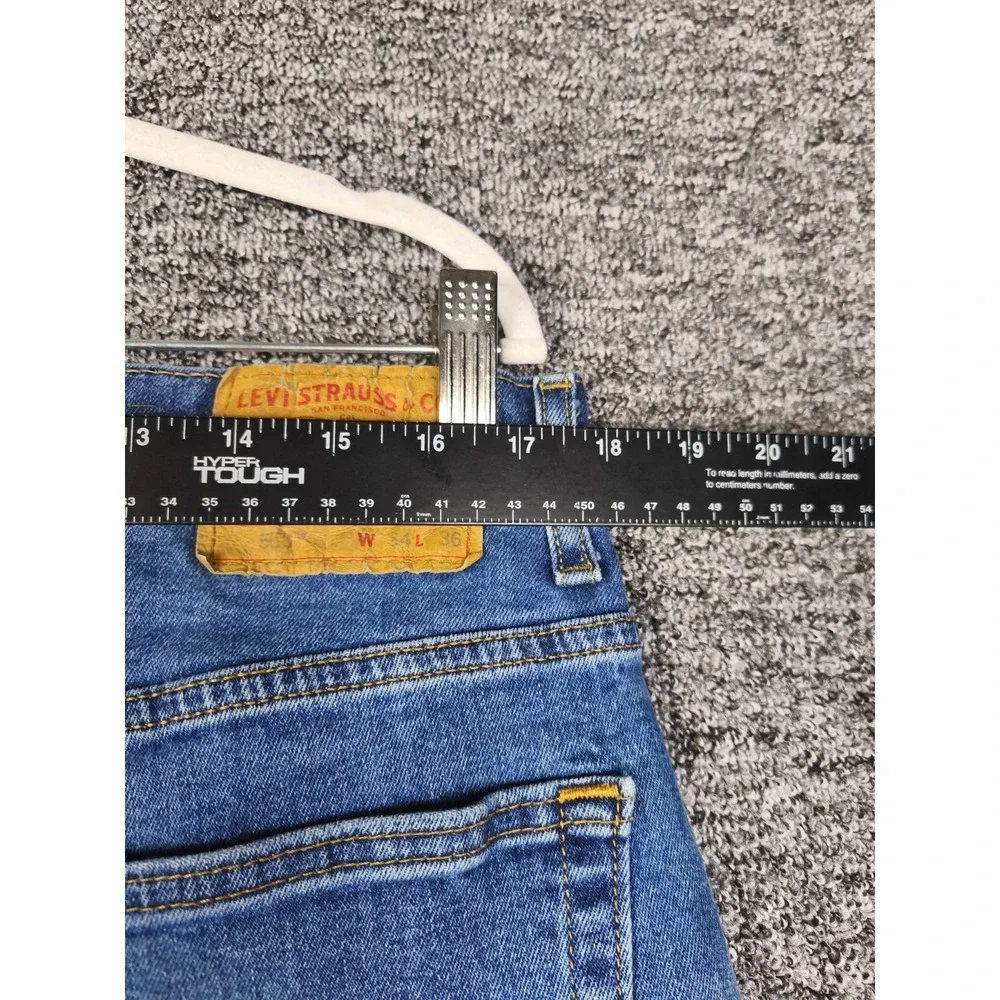 Levi's 569 Jeans Men 34x36 Blue Loose Straight Leg Denim